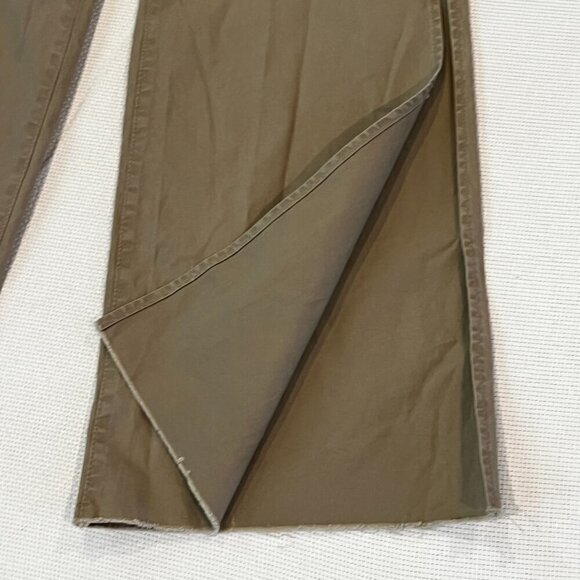 Miran Jeans Beige Tan Wide Split Leg Boho Festival Pants Rope Belt Size Small - Picture 8 of 11